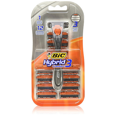 bic hybrid 3 disposable razor blade