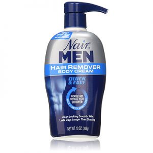 nair men hair removal body cream