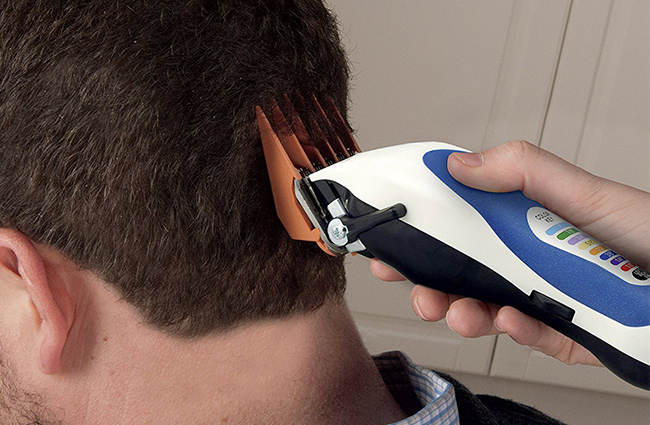 blue and white wahl color pro