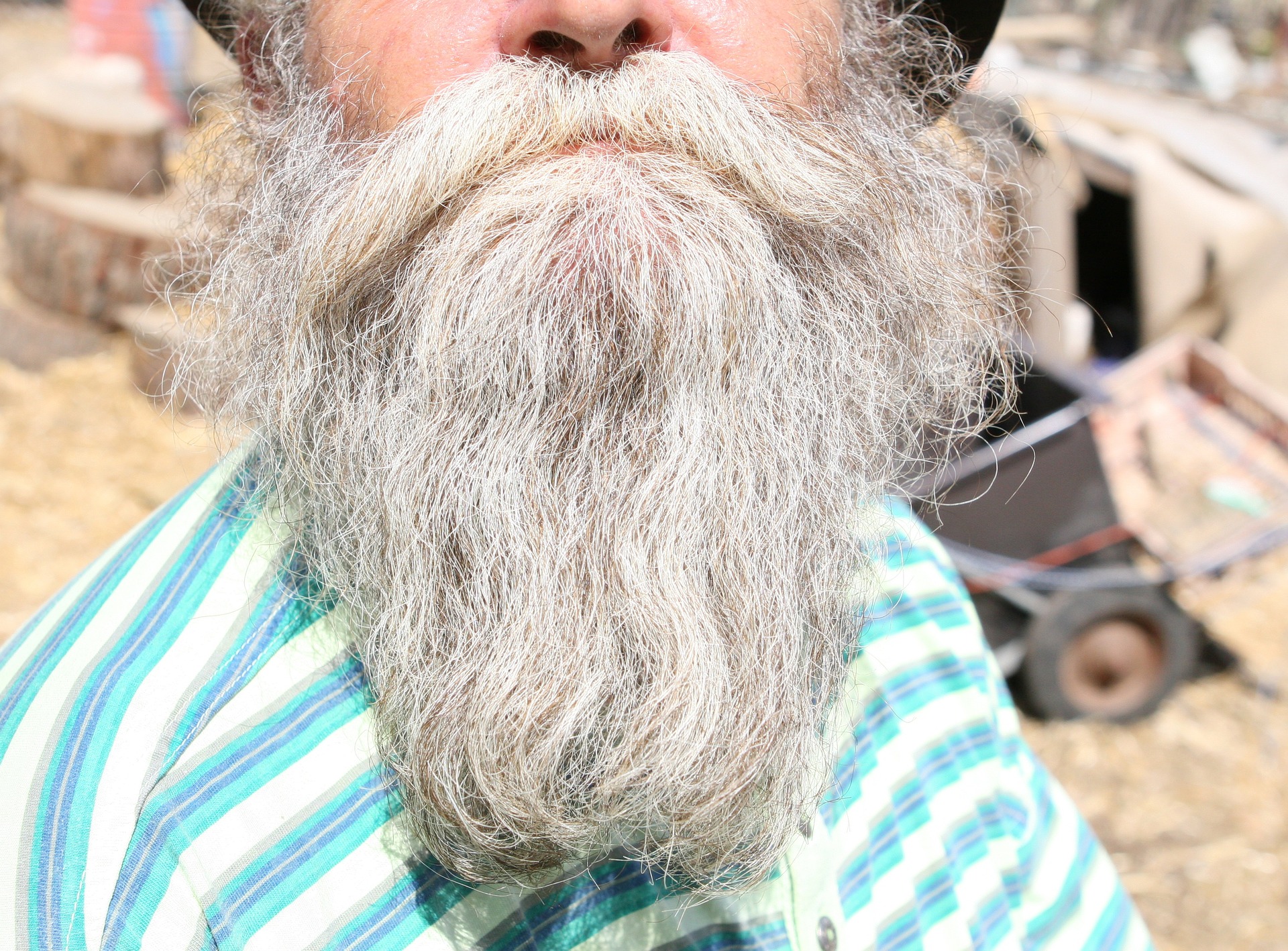 long white beard
